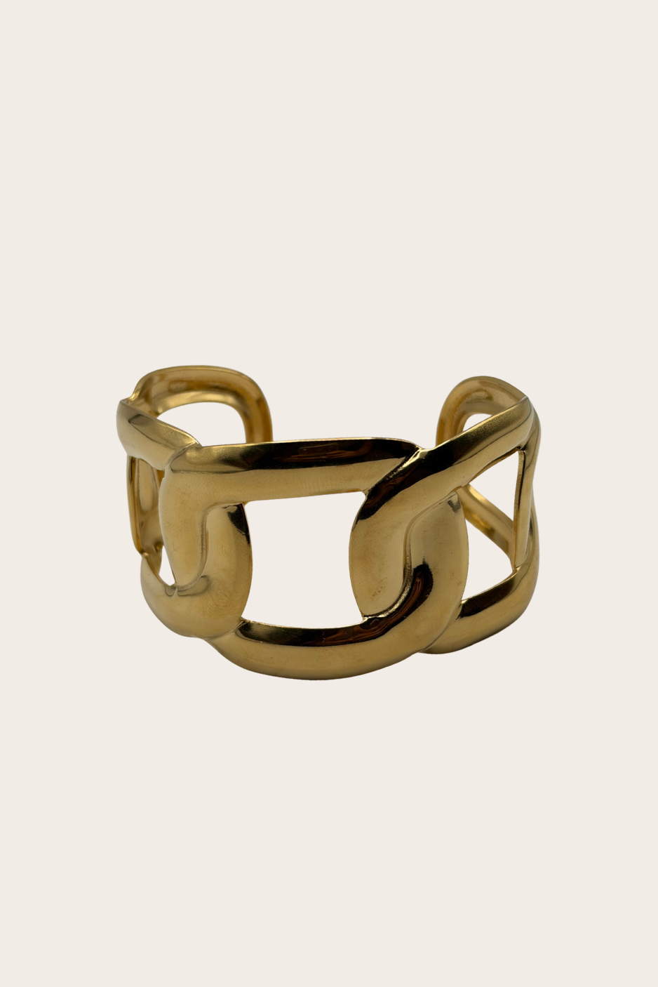 Chunky Chain Cuff by M Bali - stainless steel jewelry