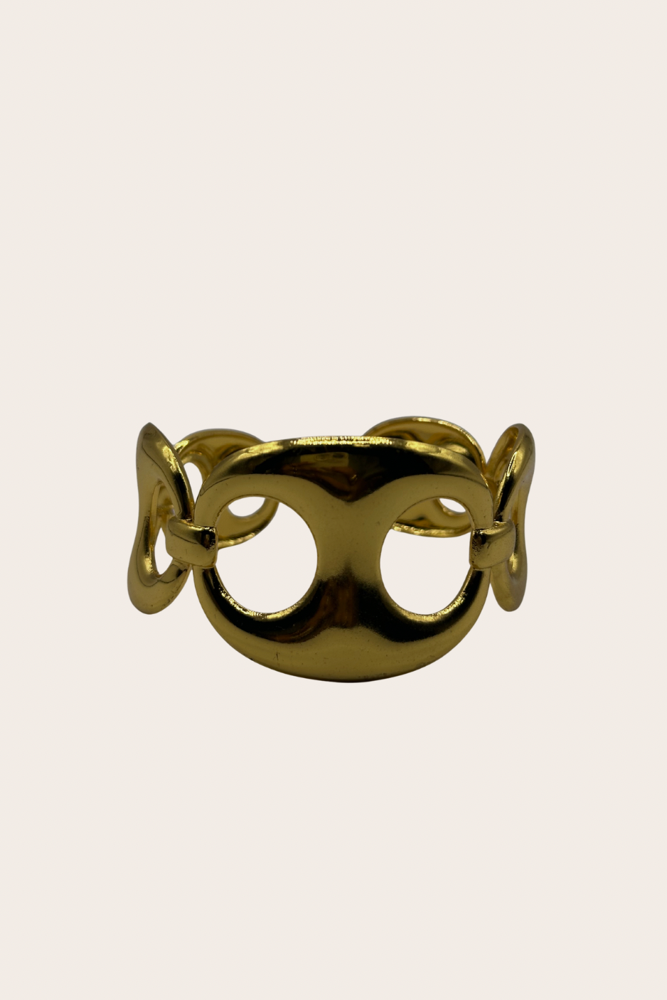 Chunky G Tabs Cuff – Adjustable Stainless steel jewelry by M•Bali the Shop