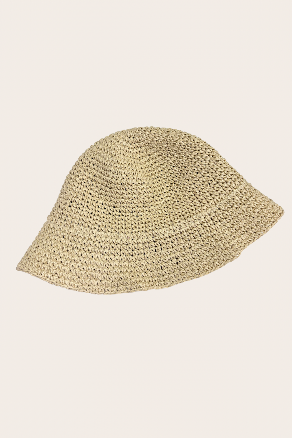 Maia beige woven straw hat in a neutral warm-weather style