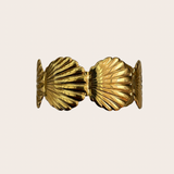 Golden Seashells Band Cuff
