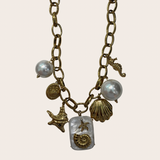 Chunky Summer Pearls Charms Chain