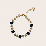 Navy Crystals Bracelet