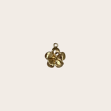 Golden Plumeria Charm