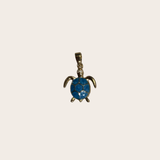 Blue Turtle Charm
