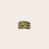 Chunky Beaded Band Ring