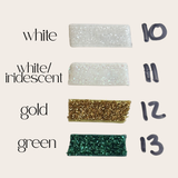 Bubble Initial Glitter Bracelet