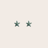 Blue Starfish Studs