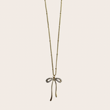 Bow cz Necklace