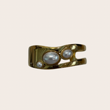 Golden Pearls Cuff