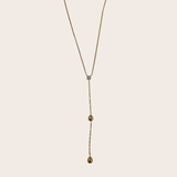 Dainty Drops cz Lariat