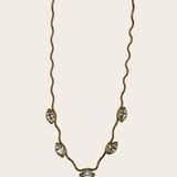 Wavy Diamonds Chain by M Bali - stainless steel jewelry