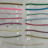 Bubble cz Initial Color Bracelet (Custom)