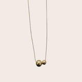 Double Ball Necklace