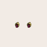 Pink Drop Studs