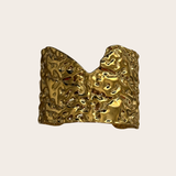 Chunky Hammered Cuff