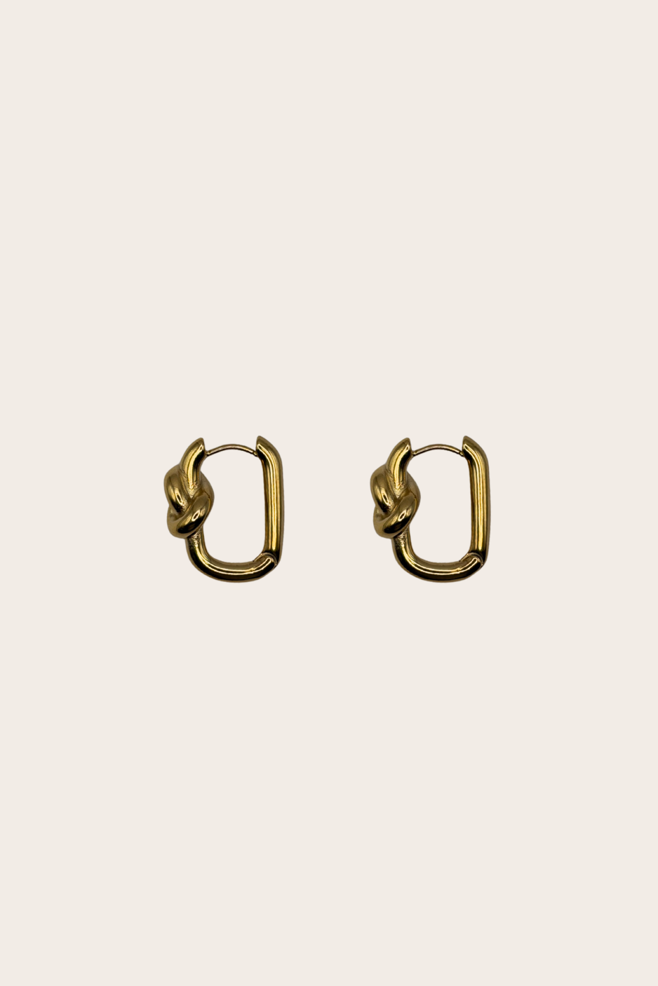 Golden Knot Hoops jewelry by M Bali