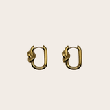 Golden Knot Hoops jewelry by M Bali