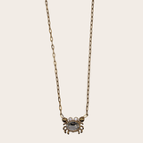 Diamond Crab Necklace