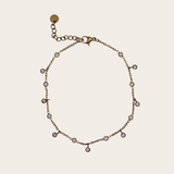 Dangling Diamonds Anklet
