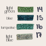 Bubble Initial Glitter Bracelet