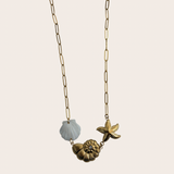 White Seashell Summer Chain