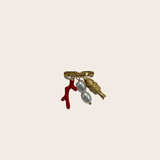 Red Pearl Fish Ring