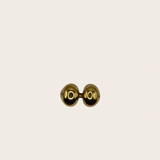 Gabriela Golden Ring, gold ring with a polished golden design with a sculptural statement feel