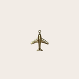 Mid Diamonds Airplane Charm