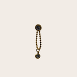 Diamond Balls Single Earring by M Bali - stainless steel jewelry