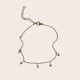 Dainty Dangling Pearls Anklet
