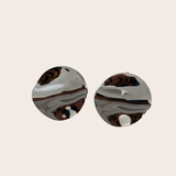Big Silver Circle Earrings