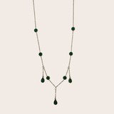 Dainty Emerald Drops Chain