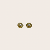 Seashell Pearl Studs