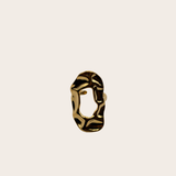 Hammered Oval Ring by M Bali - stainless steel jewelry