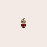 Red Heart with Chain Charm