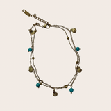 Turquoise Shells Anklet