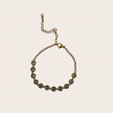 Cuban Diamond Circles Bracelet