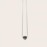 Nacar White Heart Necklace