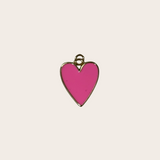 Mid Pink Heart Charm