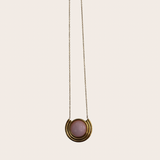 Pink Round Necklace