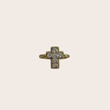Diamonds Cross Ring