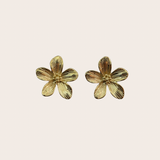 Golden Flower Earrings