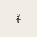 Mini Pinky cz Cross Charm