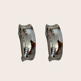 Francisca Big Silver Hoops