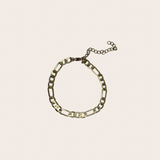 Charm Bar Bracelet Style - Flat Figaro Link