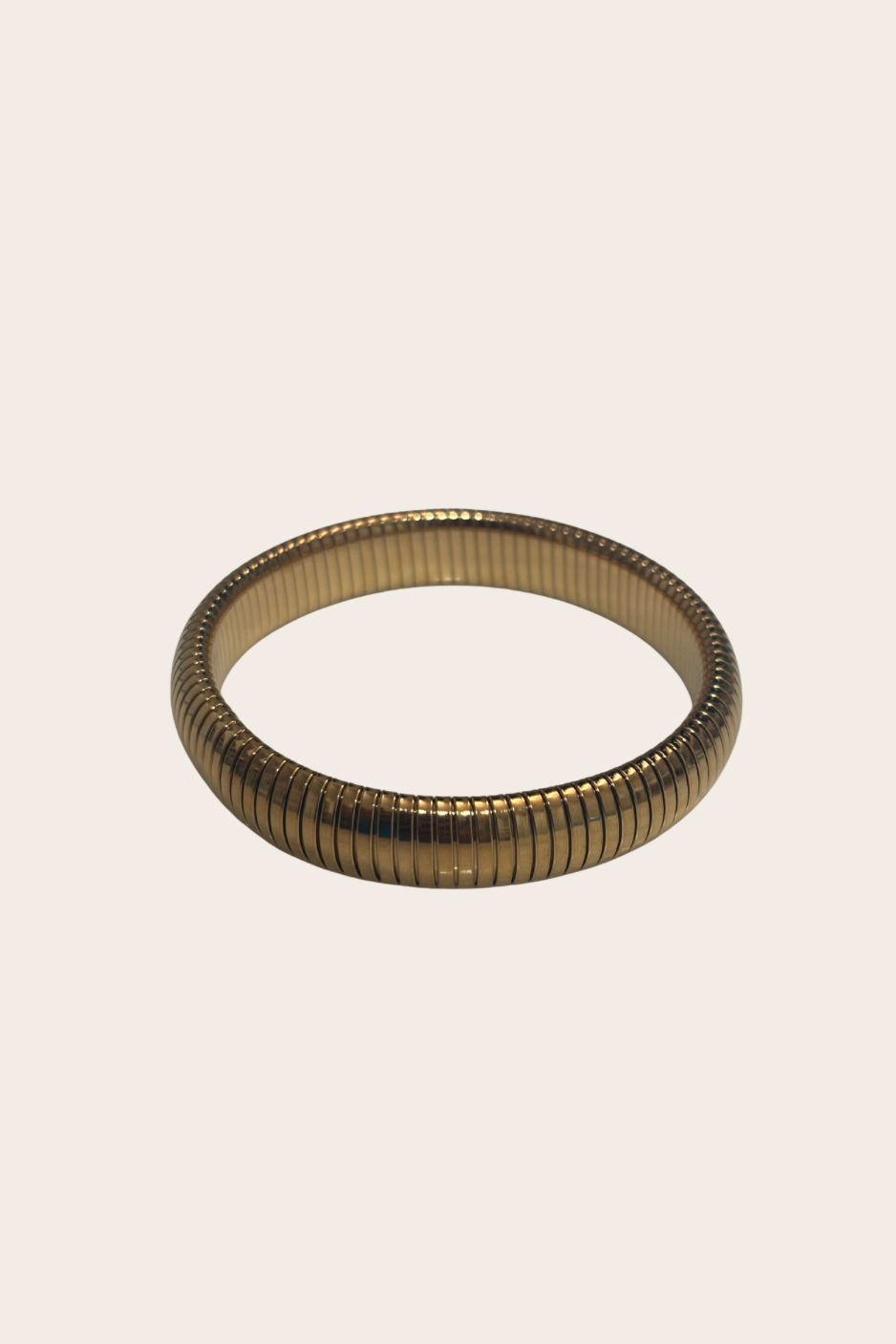 Indira Dainty Bangle, gold bangle featuring a slim, minimal silhouette with a polished finish