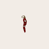 Red Chili with Stars Charm