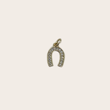 Horseshoe cz Charm