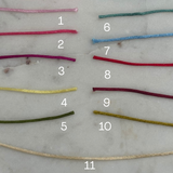 Bubble Golden Initial Color Bracelet (Custom)