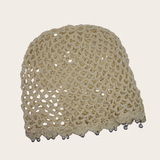 Glitter Pearls Crochet Hat